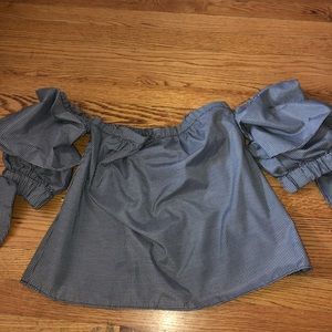 Scrunched Sleeve Top